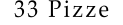 33 Pizze